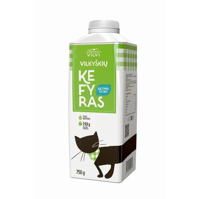 Kefyras 2,5% rieb. VILKYŠKIŲ, 0,75 kg