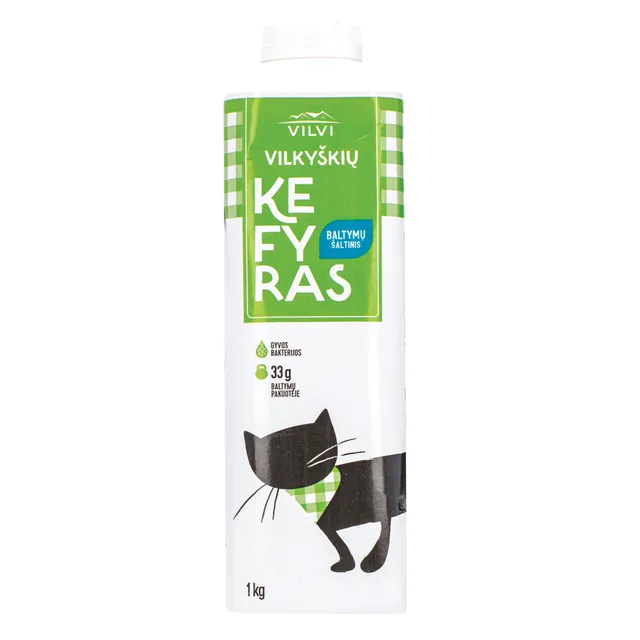Kefyras 2,5% rieb. VILKYŠKIŲ, 1 kg