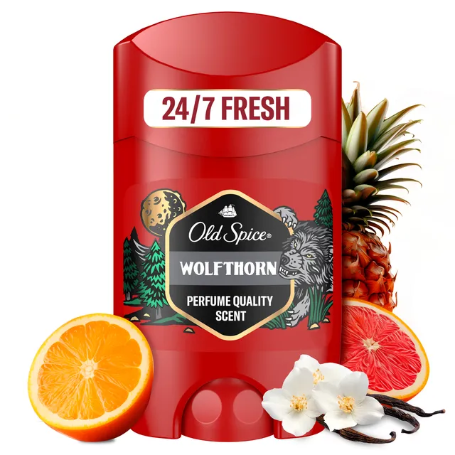 Pieštukinis dezodorantas OLD SPICE WOLFTHORN, 50ml