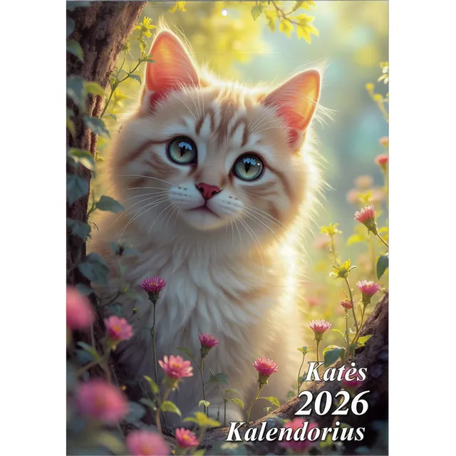 Kalendorius 2026 KATĖS ČEIL, A4