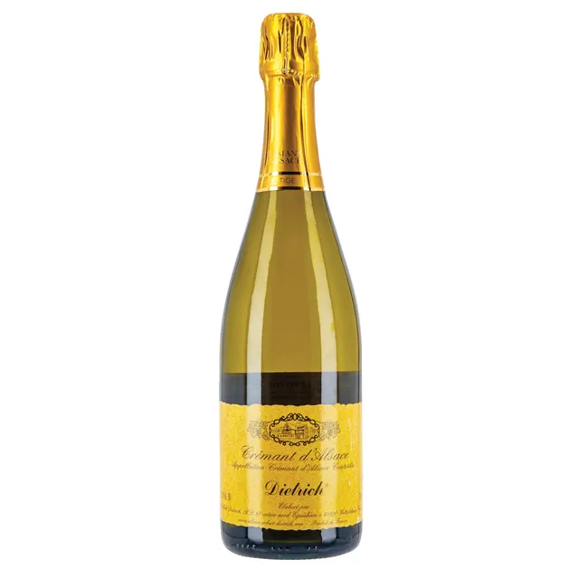 Baltasis briutas rūšinis putojantis vynas DIETRICH CREMANT D'ALSACE AOC 12,5% 0,75L