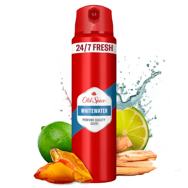 Purškiamas dezodorantas OLD SPICE Whitewater, 150ml