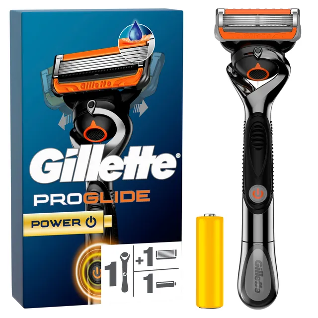 Skustuvas GILLETTE FUSION PROGLIDE Power + sk. galvutė 1vnt.