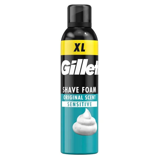 Skutimosi putos GILLETTE Sensitive, 200+100ml