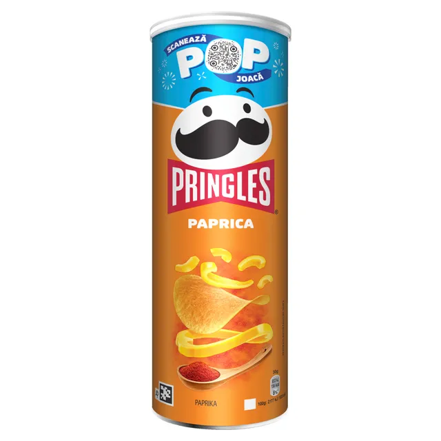 Pikantiški paprikų skonio bulvių traškučiai PRINGLES, 165 g