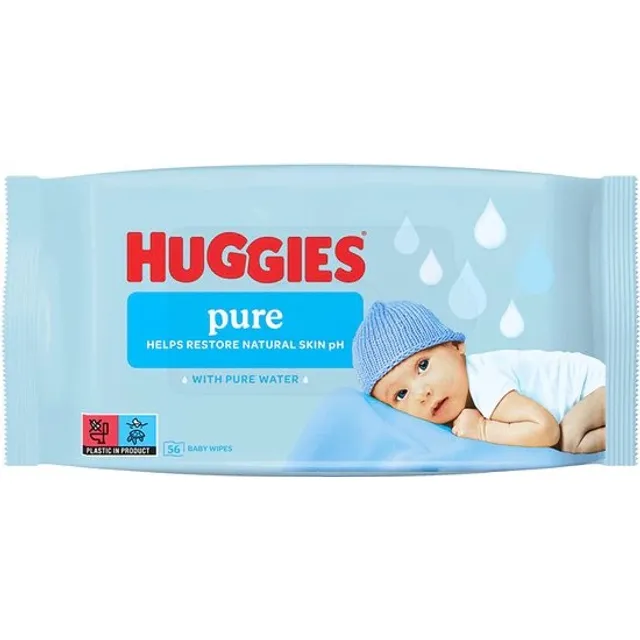Drėgnosios kūdikių servetėlės HUGGIES ALL OVER CLEAN, 56 vnt.