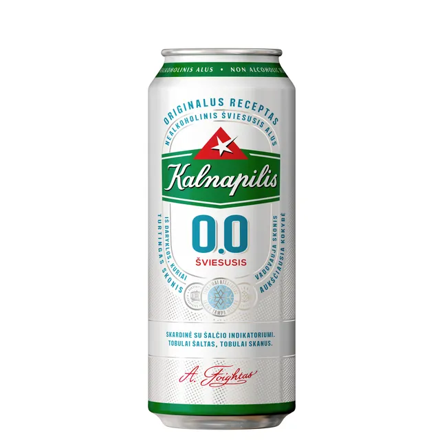 Nealkoholinis alus KALNAPILIO (0%), 500 ml