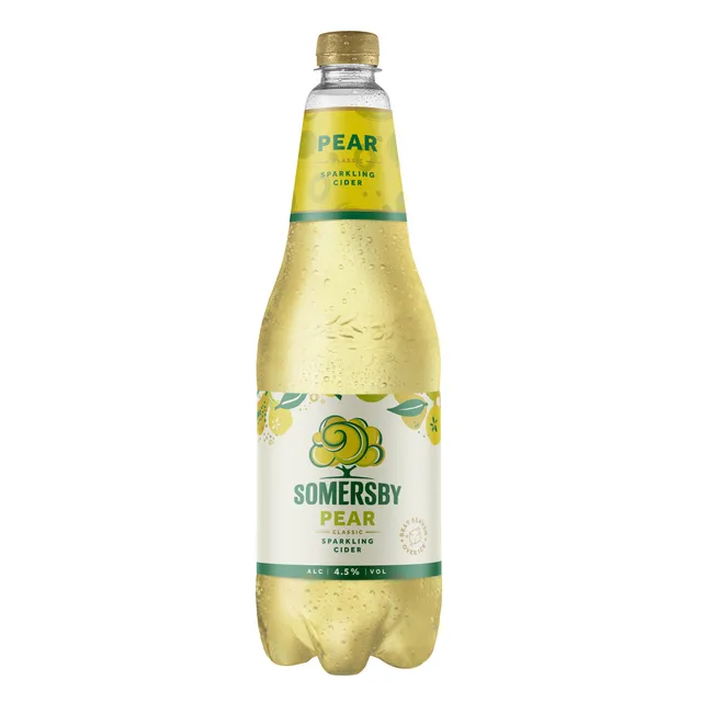 Gazuotas kriaušių skonio sidras SOMERSBY 4,5%, 1 l