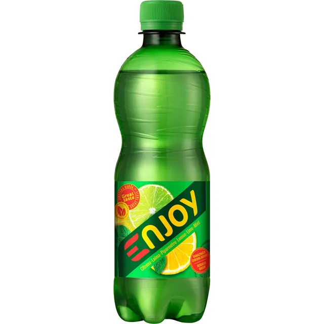 Gazuotas citrinų ir žaliųjų citrinų skonio gėrimas ENJOY, 500 ml