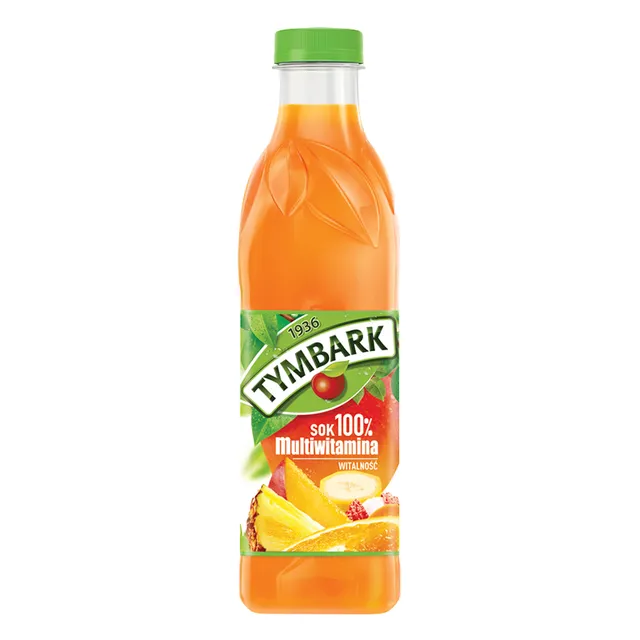 Įvairių vaisių sultys 100% su vutaminais TYMBARK, 1 l