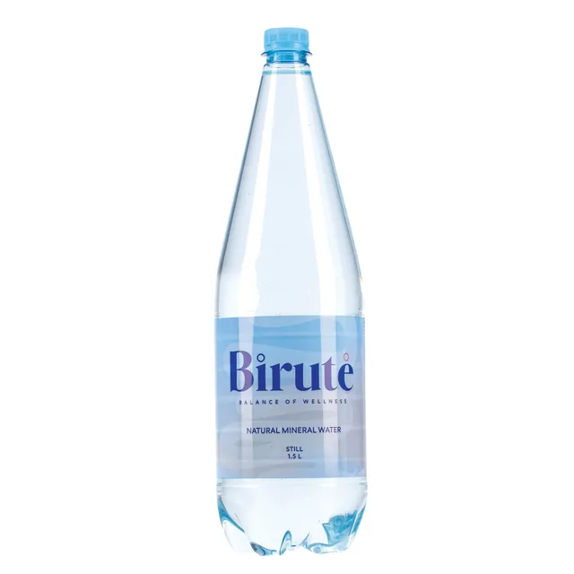 Negazuotas natūralus mineralinis vanduo BIRUTĖ, 1,5 l