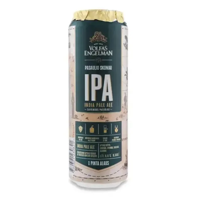 Alus V.E PASAULIO SKONIO KELIONĖS IPA (6,5%), 0,568 l