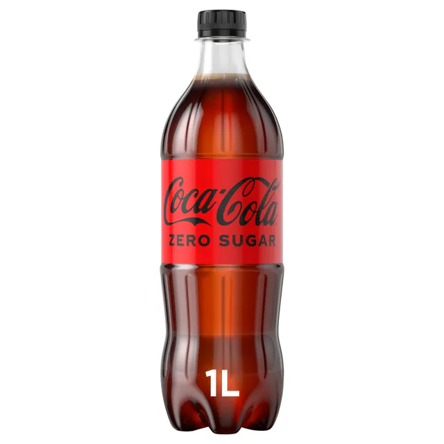 Gazuotas gaivusis gėrimas COCA-COLA ZERO, 1 l