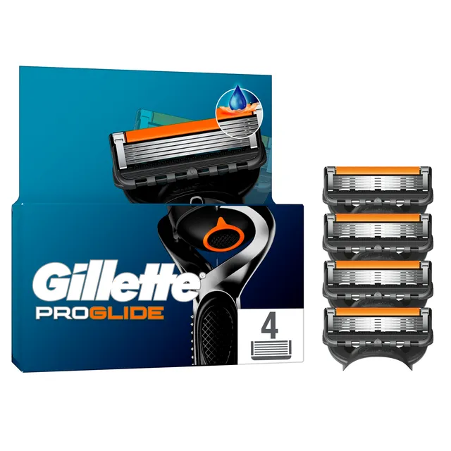 Skustuvo galvutės GILLETTE FUSION Proglide, 4vnt.