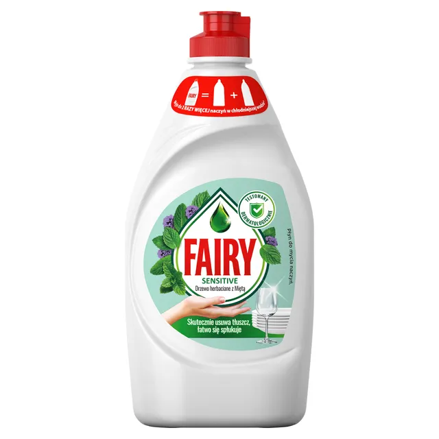 Indų ploviklis FAIRY Sensitive Tea Tree&Mint, 450ml