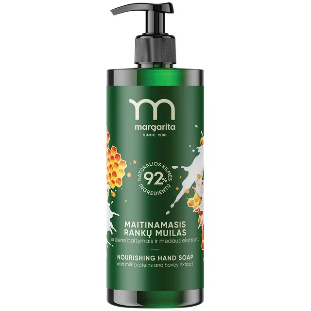 Skystasis muilas MARGARITA su medumi (papildas), 400 ml