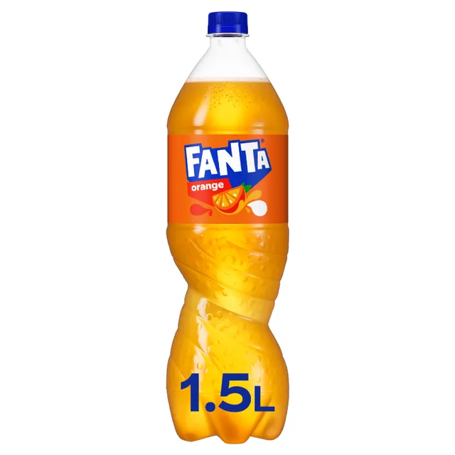 Gazuotas apelsinų skonio gaivusis gėrimas FANTA ORANGE, 1,5 l