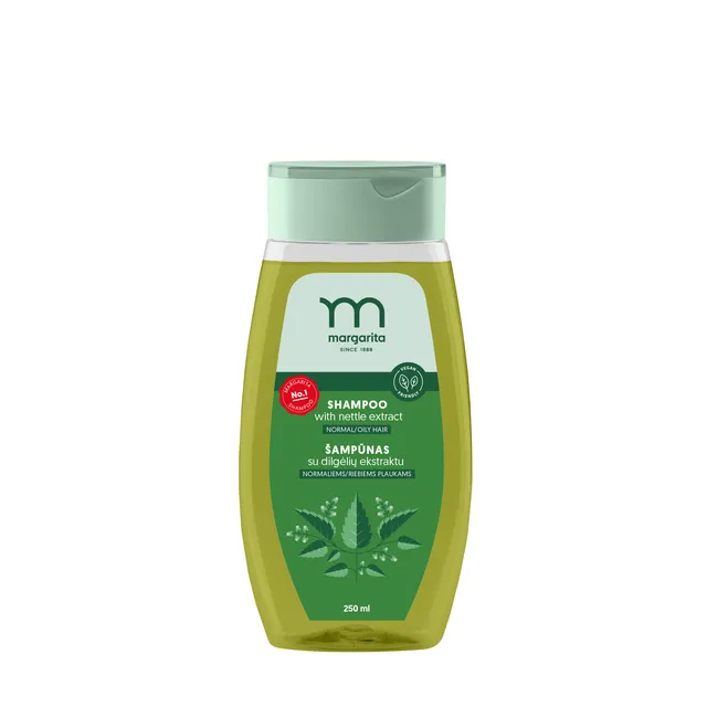 Plaukų šampūnas MARGARITA su dilgėlių ekstraktu, 250 ml