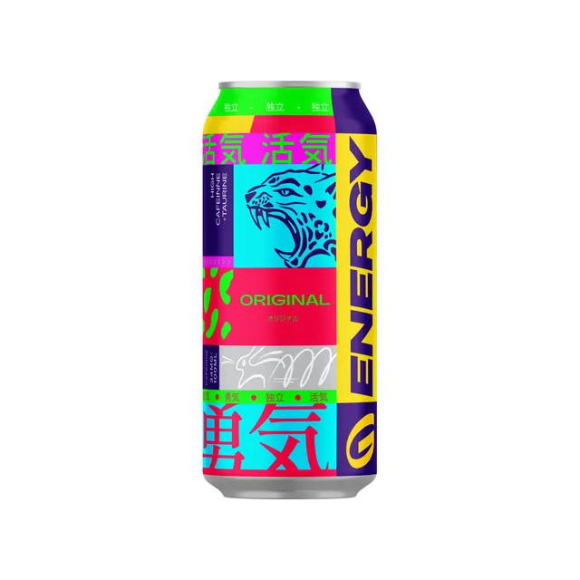 Gazuotas energinis gėrimas G-ENERGY ORIGINAL, 500 ml