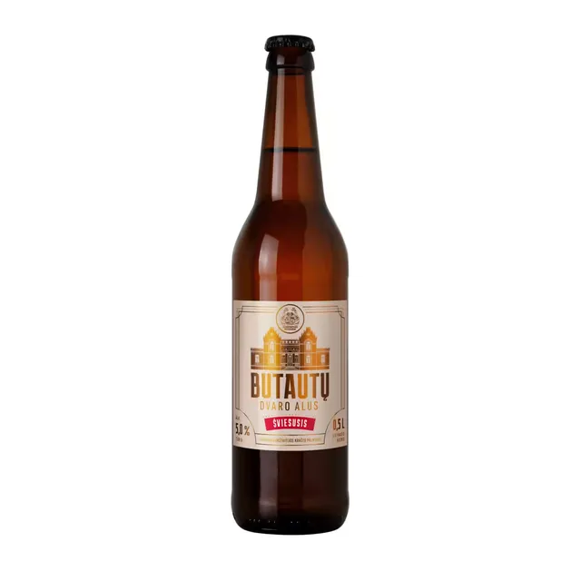 Alus BŪTAUTŲ DVARO šviesusis 5% 0,5l