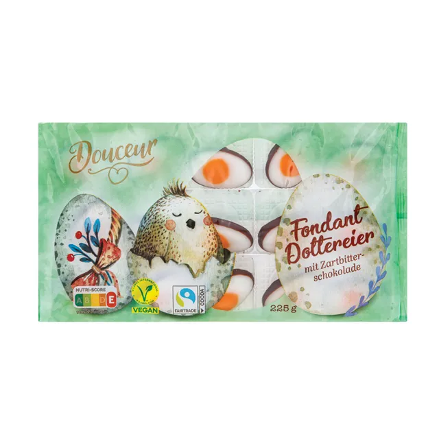 Saldainiai aplieti šokoladu DOUCEUR, 225 g