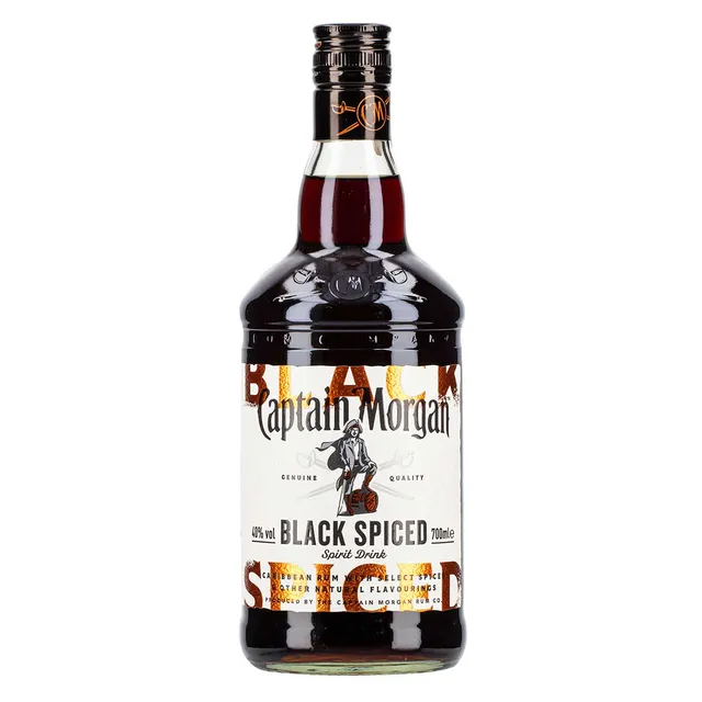 Romas CAPTAIN MORGAN BLACK SPICED 40%, 700 ml