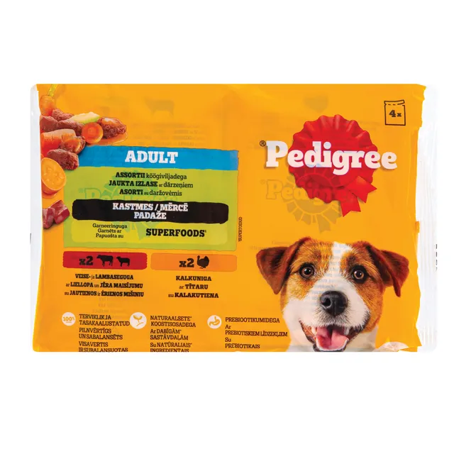 Konservuotas visavertis suaugusių šunų ėdalas PEDIGREE, 400 g