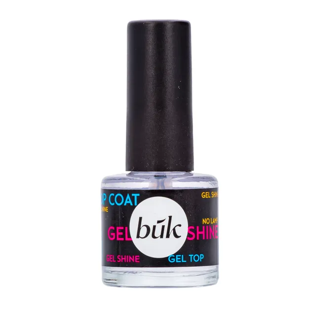 Gelinio efekto nagų lakas BŪK TOP COAT
