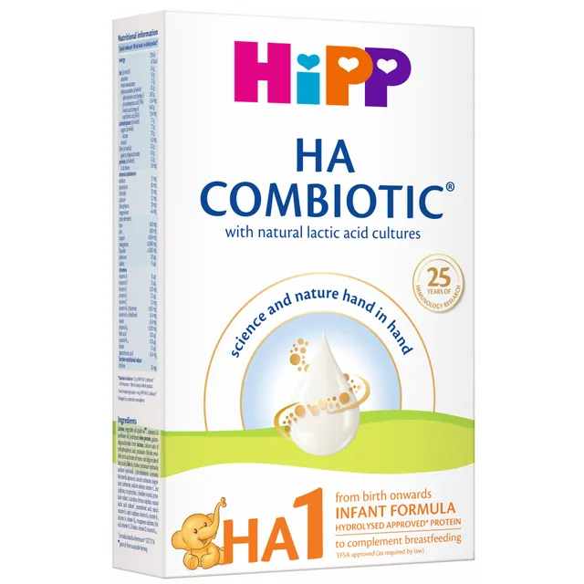 Hipoalerginis pieno mišinys (nuo gimimo) HIPP COMBIOTIC HA1, 350 g