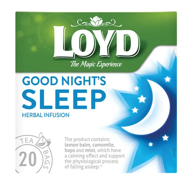 Vaistažolių arbata LOYD GOOD NIGHT, 24 g