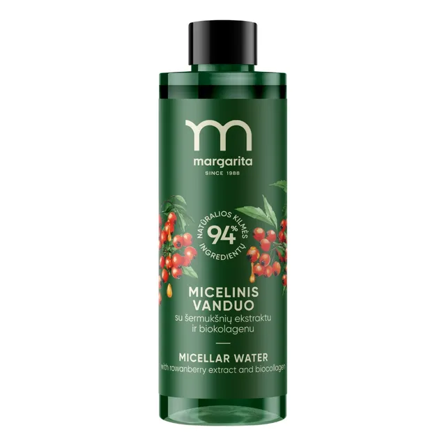 Micelinis vanduo MARGARITA su šermukšnių ekstraktu, 150 ml