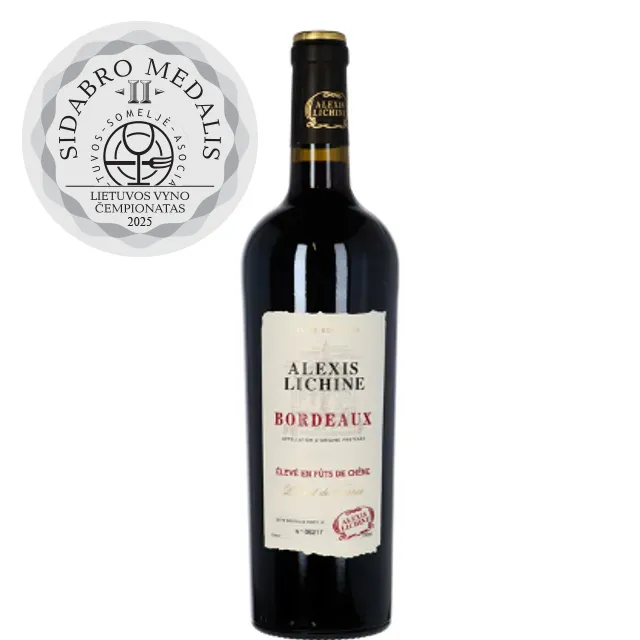 Raudonasis sausas vynas ALEXIS LICHINE BOISE BORDEAUX 13%, 750 ml