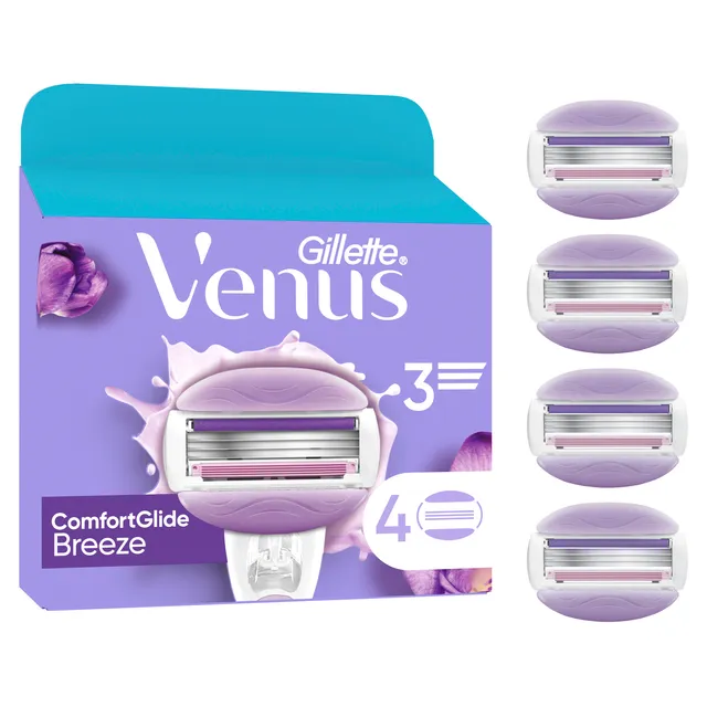 Skustuvo galvutės VENUS Breeze, 4 vnt.