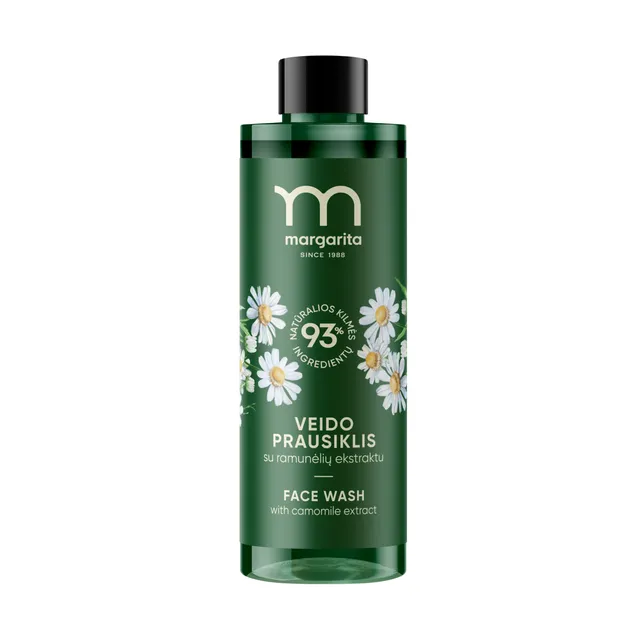 Veido prausiklis su ramunėlių ekstraktu MARGARITA, 200 ml