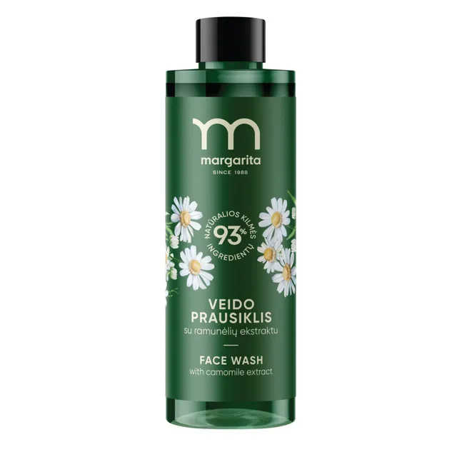 Veido prausiklis su ramunėlių ekstraktu MARGARITA, 200 ml