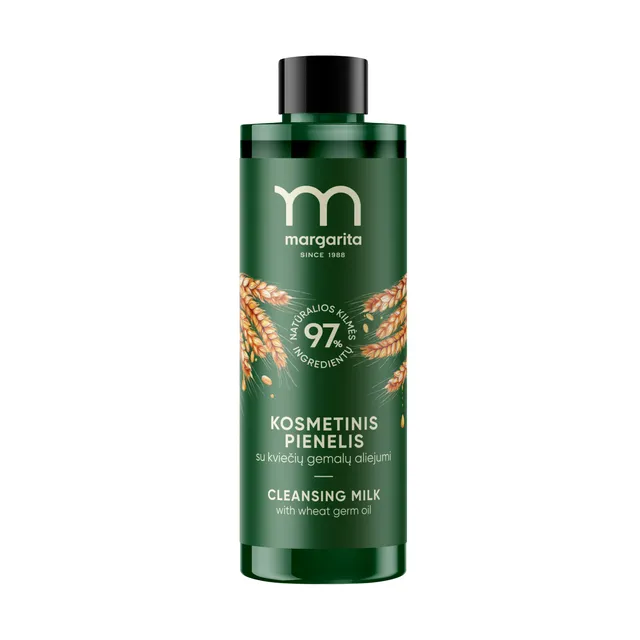 Kosmetinis pienelis su kviečių gemalų aliejumi MARGARITA, 200 ml