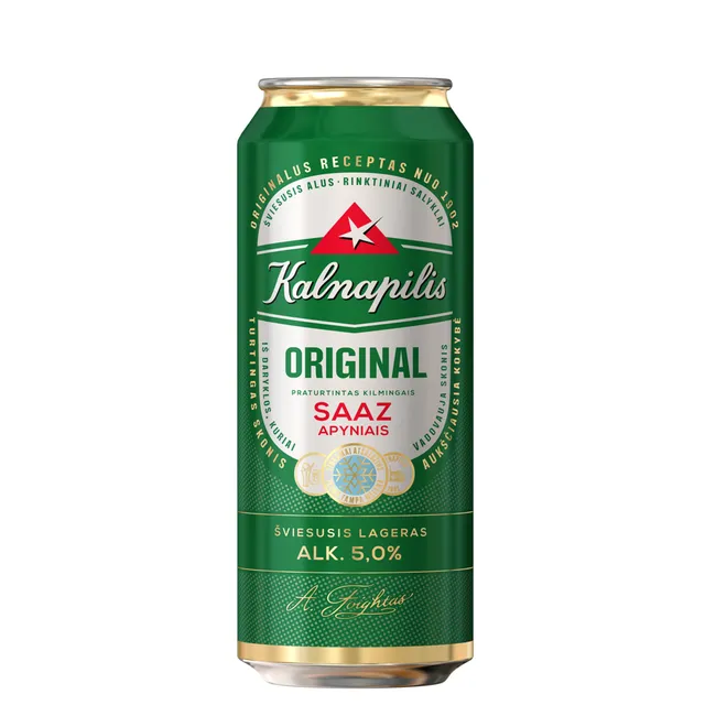 Alus KALNAPILIS ORIGINAL (5%), 500 ml