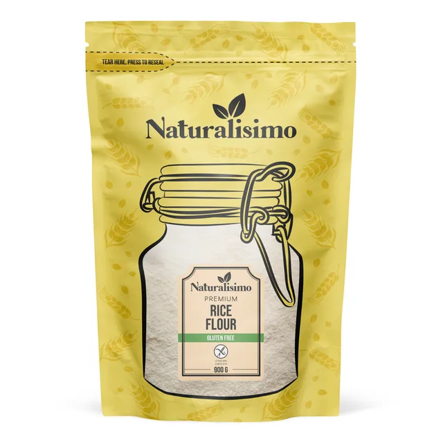 Ryžių miltai be glitimo NATURALISIMO, 900 g