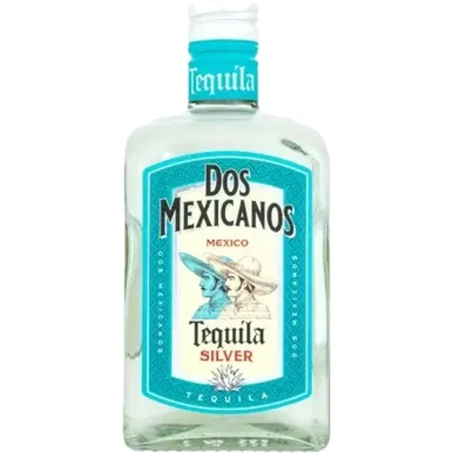 Skaidri tekila DOS MEXICANOS SILVER 38%, 700 ml