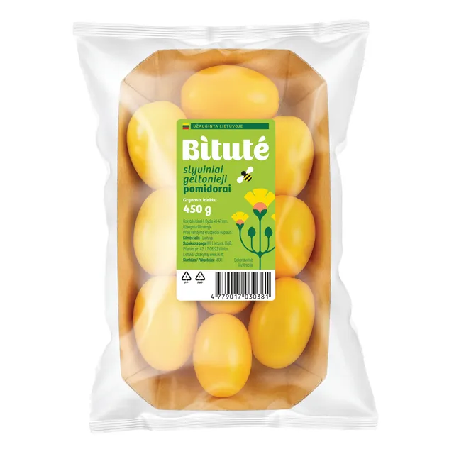 Slyviniai geltonieji pomidorai IKI ŪKIS, 450 g