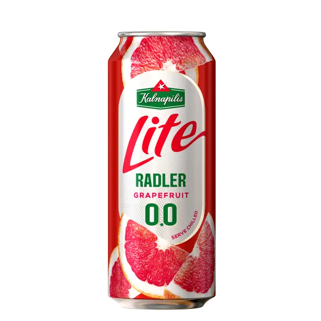 Nealkoholinis alus KALNAPILIS LITE GRAPEFRUIT, 500 ml