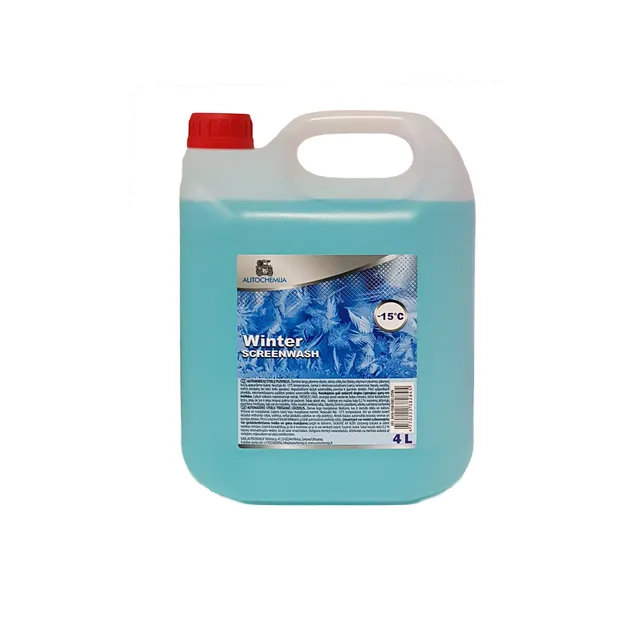 Žieminis stiklų plovimo skystis AUTOCHEMIJA -15 C, 4 l