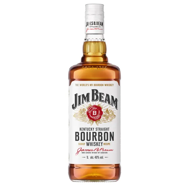 Viskis burbonas JIM BEAM KENTUCKY STRAIGHT (40%), 1 l