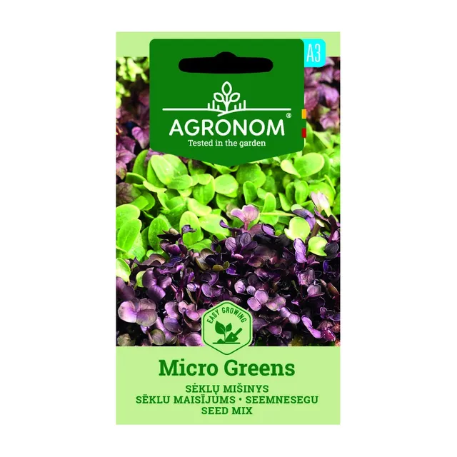 Sėklos sėklų mišinys micro greens AGRN
