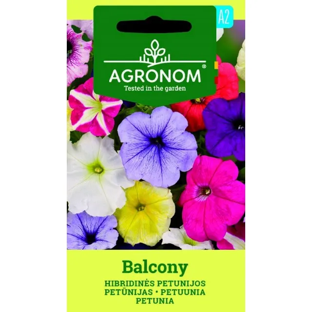 Sėklos AGRN HIBRIDINĖS PETUNIJOS BALCONY