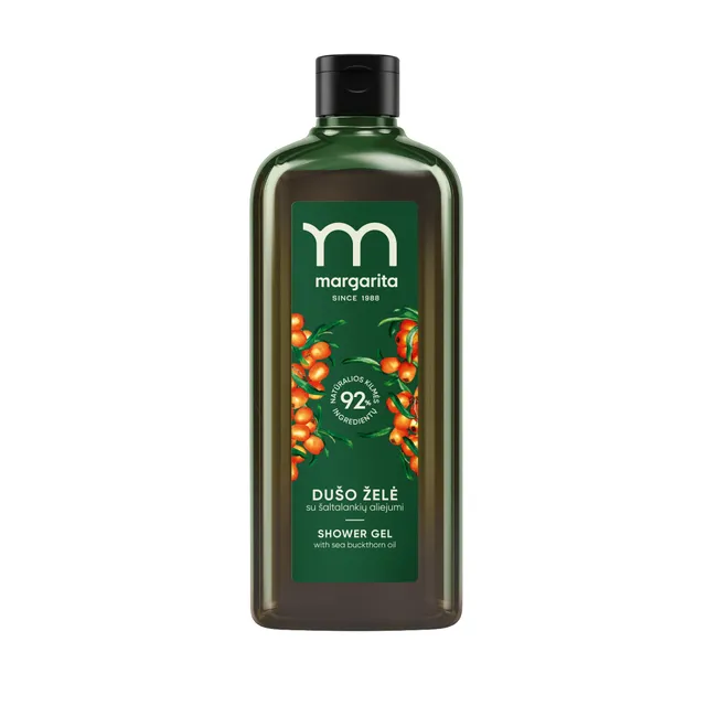 Dušo želė su šaltalankių aliejumi MARGARITA, 500 ml