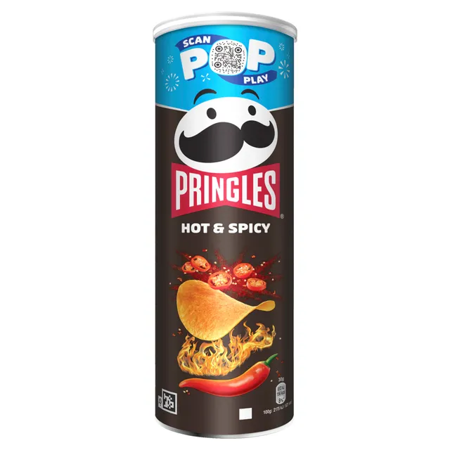 Traškučiai PRINGLES HOT&SPICY, 160 g