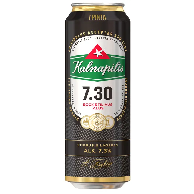 Alus KALNAPILIS 7,3%, 568 ml