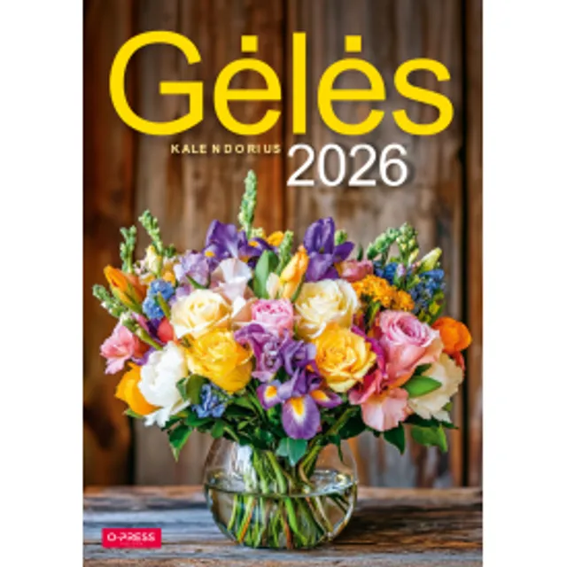 Kalendorius 2026 GĖLĖS A4 O