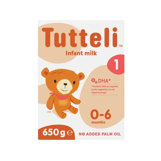 Pieno mišinys, 0M+ Tutteli 1, 650 g